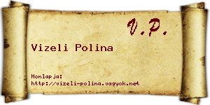 Vizeli Polina névjegykártya